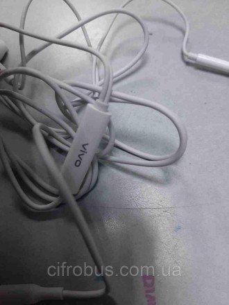 Категорія	Дротові навушники
Бренд	VIVO
Тип навушників	Вкладки
Колір	White
Інтерф. . фото 2