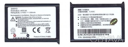 Акумулятор для смартфона HTC BA S120 P3300 Artemis 3.7V Black 1200mAh 4.2Wh. . фото 1