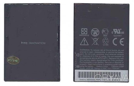 Акумулятор для смартфона HTC BA S330 Fuwa 3.7V Black 1100mAh 4.07Wh. . фото 1