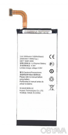 Акумулятор для смартфона Huawei HB3742A0EBC Ascend P6/G6 3.8V Silver 2050mAh 7.7. . фото 1