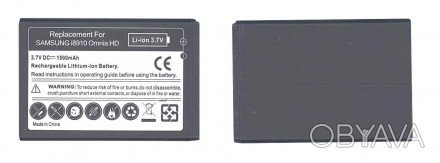 Акумулятор для смартфона Samsung EB504465VA GT-I8910 Omnia HD 3.7V Black 1500mAh. . фото 1