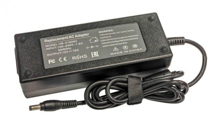 Блок живлення для монітора та телевізора 120W 12V 10A 5.5x2.5mm 3892A300 REPLACE. . фото 2