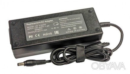 Блок живлення для монітора та телевізора 120W 12V 10A 5.5x2.5mm 3892A300 REPLACE. . фото 1