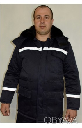Куртка з центральною потайною  бортовою застібкою на п’ять петель і ґудзик. . фото 1