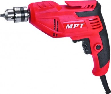 Дрель MPT MED4006 PROFI 10 мм – удобный и компактный инструмент из профессиональ. . фото 2