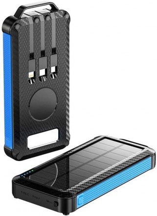 УМБ-павербанк SolarTank-10000 mAh с солнечной панелью кемпинговым фонарем. Одеса. фото 1 УМБ-павербанк SolarTank-10000 mAh с солнечной панелью кемпинговым фонарем. Одеса. фото 1