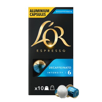 Кофе в капсулах Nespresso L`OR Decaffeinato 10шт. Киев. фото 1 Кофе в капсулах Nespresso L`OR Decaffeinato 10шт. Киев. фото 1