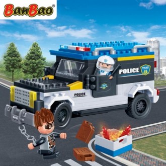 Конструктор Полицейская машина Banbao 7005, 242 дет.
 
Хороший автомобиль в отде. . фото 3