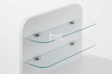 Стол для маникюра c стеклянными полочками под лак "Эстет №1"
Маникюрный стол " Э. . фото 3