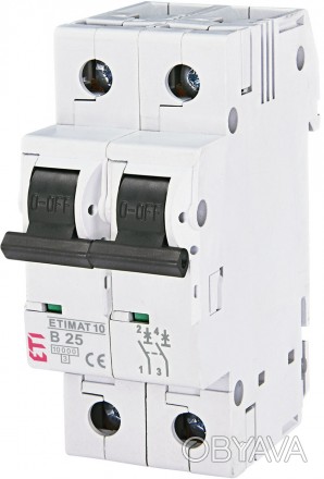 Автоматический выключатель (автомат) ETI серии ETIMAT 10 предназначен для защиты. . фото 1