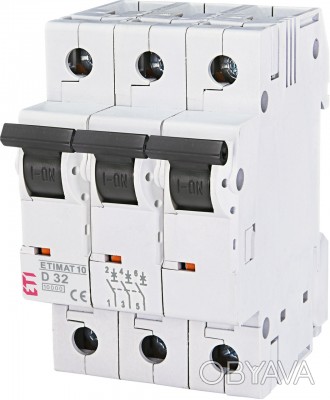 Автоматический выключатель (автомат) ETI серии ETIMAT 10 предназначен для защиты. . фото 1