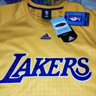 Баскетбольная футболка, джерси Adidas NBA Loc Angeles Lakers, размер-XL, длина-8. . фото 7