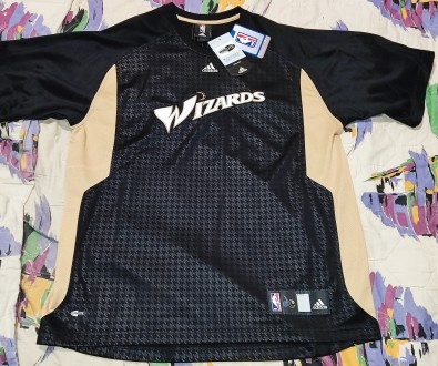 Баскетбольная футболка, джерси Adidas NBA Washington Wizards, размер-L, длина-80. . фото 2