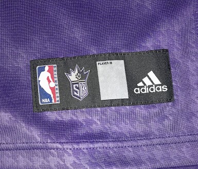 Баскетбольная футболка, джерси Adidas NBA Sacramento Kings, размер-L, длина-77см. . фото 6