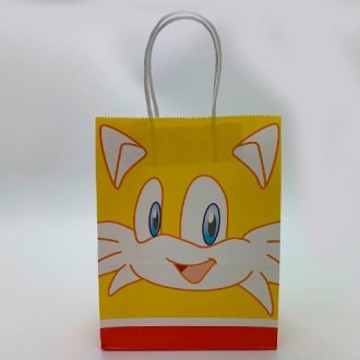 Фирменный пакет Тейлз из Sonic - незаменимый аксессуар для упаковки игрушек и ак. . фото 3