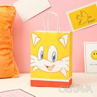 Фирменный пакет Тейлз из Sonic - незаменимый аксессуар для упаковки игрушек и ак. . фото 1