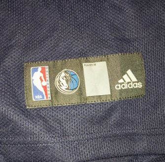 Баскетбольная футболка, джерси Adidas NBA Dallas Mavericks, размер-L, длина-80см. . фото 7