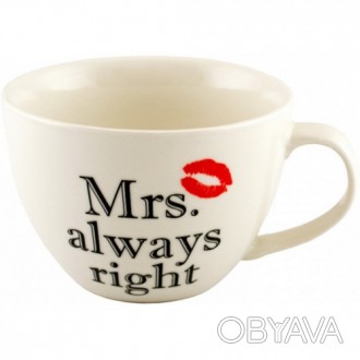 Чашка Keramia Mrs. Always Right 21-279-084 (520мл). . фото 1