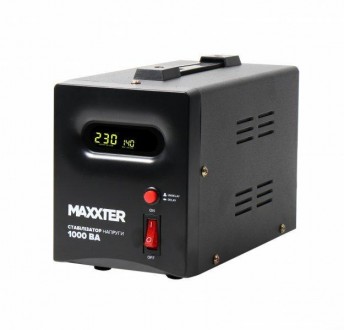 Релейный стабилизатор напряжения Maxxter MX-AVR-S1000-01 (1000VA). Дніпро. фото 1 Релейный стабилизатор напряжения Maxxter MX-AVR-S1000-01 (1000VA). Дніпро. фото 1