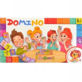 Настільна гра "Доміно" NEW, для дітей віком від 3-х років. У комплекті фішки дом. . фото 4