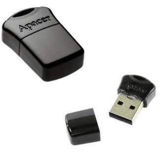 Флешка Apacer USB 16Gb AH116 Black AP16GAH116W-1 911452. . фото 3