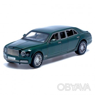 Колекційна інерційна модель лімітованого розкішного люксового седана Bentley Mul. . фото 1