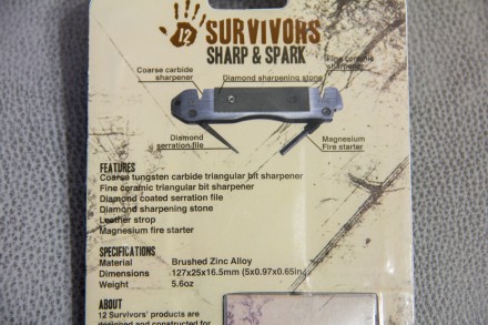 НОВИЙ мультитул  12 Survivors Sharp & Spark
    Унікальний інструмент для б. . фото 6