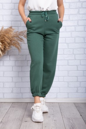 
Стильные женские брюки, производство Турция. Крой свободный, длина 7/8. Посадка. . фото 2