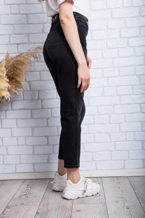 
Стильные женские джинсы мом, производство Турция. Покрой свободный, ткань плотн. . фото 3