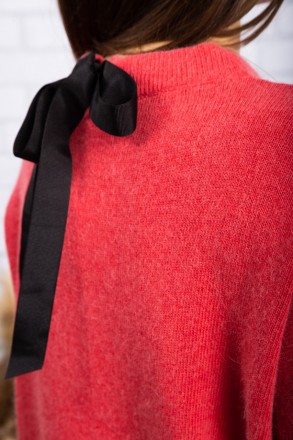 
Оригинальный свитер оверсайз бутылочного цвета, производство Serianno Турция. П. . фото 6