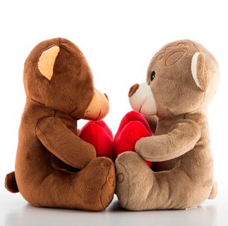 Мила душевна іграшка "Ведмедик з серцем" виконана з ніжного плюшу, м'яка і приєм. . фото 3