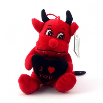  Плюшева іграшка "Devil with black heart"- оригінальний символ і можливість позб. . фото 2