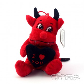  Плюшева іграшка "Devil with black heart"- оригінальний символ і можливість позб. . фото 1