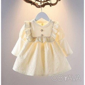 Нарядне біле платтячко буде знахідкою на любе свято для вашої маленької принцеси. . фото 1