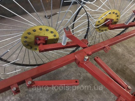 Сеноворошилка Солнышко на 3 колеса ТМ АРА (одна точка, мототрактор)
Грабли колес. . фото 9