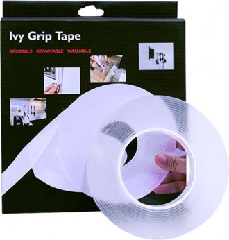Многоразовая крепежная лента гелиевая на любые поверхности Ivy Grip Tape 1м. Харьков. фото 1 Многоразовая крепежная лента гелиевая на любые поверхности Ivy Grip Tape 1м. Харьков. фото 1
