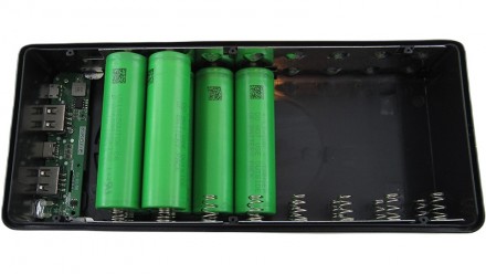 Корпус Power Bank C16 16*18650 5V 2.1A LCD micro type c USB. Комплект товара сос. . фото 5