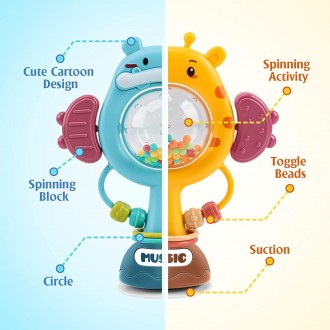 Игрушка-погремушка на присоске "Жираф" арт. 889-8/9
Милая погремушка выполнена в. . фото 7