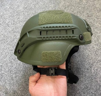 
Баллистический пуленепробиваемый шлем MICH 2000 обеспечивает высокую степень за. . фото 4