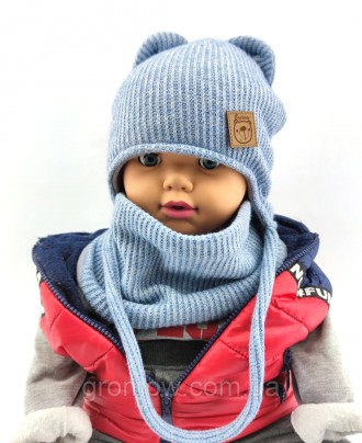 
 
Тёплая вязаная детская шапка. Очень приятная, мягкая и тёплая ткань. Для маль. . фото 2