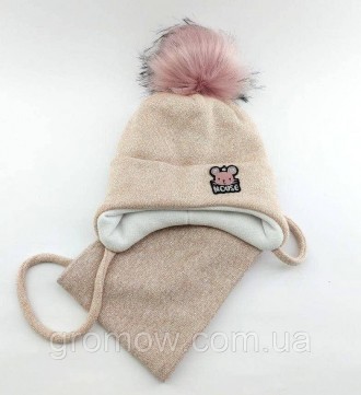 
 
Тёплая ангоровая детская шапка ЛЮРЕКС. Очень приятная, мягкая и тёплая ткань.. . фото 3