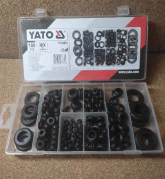 Набор сальников 180 единиц YATO
	
	
	Заводской номер
	YT-06878
	
	
	Производител. . фото 2
