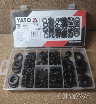 Набор сальников 180 единиц YATO
	
	
	Заводской номер
	YT-06878
	
	
	Производител. . фото 1