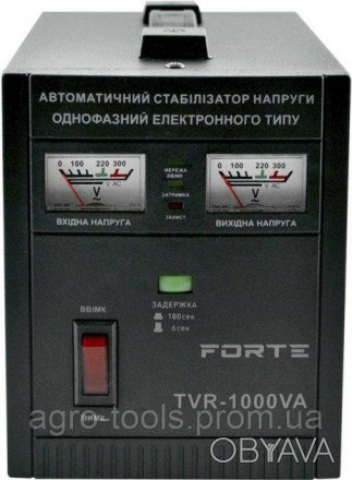 Стабілізатор напруги Forte TVR-1000VA - це надійний побутовий прилад, який забез. . фото 1