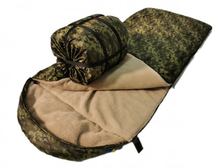 Тактический спальный мешок (до -30) спальник на меху
Армейский спальный мешок Ar. . фото 2