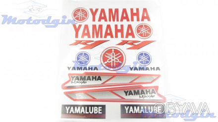 Набор наклеек Yamaha красивые стильные наклейки японских скутеров ямаха отлично . . фото 1