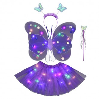 Карнавальный наряд крылья с юбкой Бабочка Карнавальный наряд крылья с юбкой Бабо. . фото 3