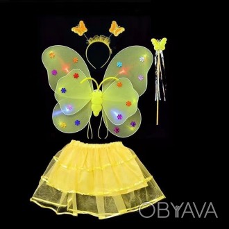 Карнавальный наряд крылья с юбкой Бабочка Карнавальный наряд крылья с юбкой Бабо. . фото 1