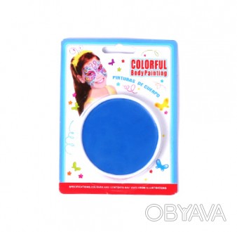 Краска для грима на Хэллоуин Make up 5434 синяя