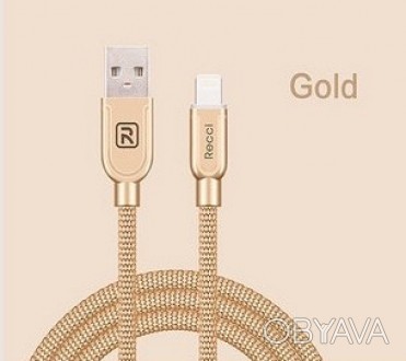 Lightning кабель Armor RCL-T100, 1m gold Recci CC300122